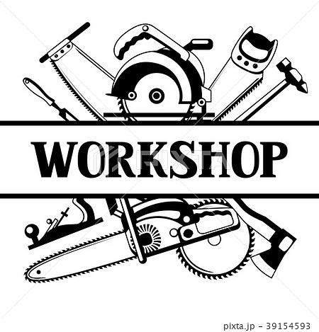 Background with equipment and tools for forestry 39154593