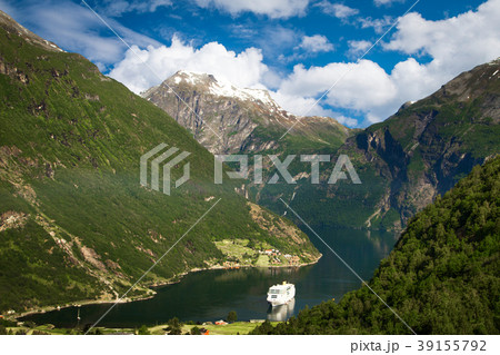 Northern Norwegian fjords. 39155792