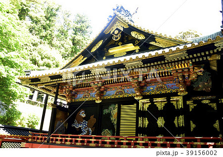 久能山東照宮の御社殿（国宝）、本殿 39156002