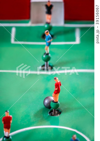 Player figurines of tabletop football game Player figurines of tabletop football game 39156067