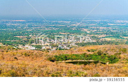 Panorama of Champaner, a historical city in the 39156555