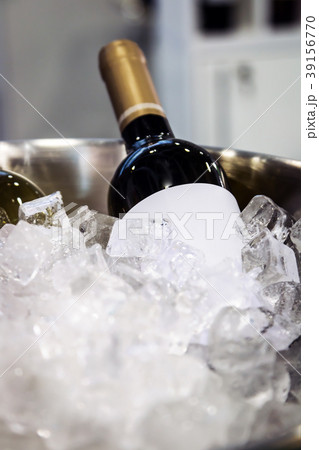 bottles of wine in the ice at the tasting  39156770