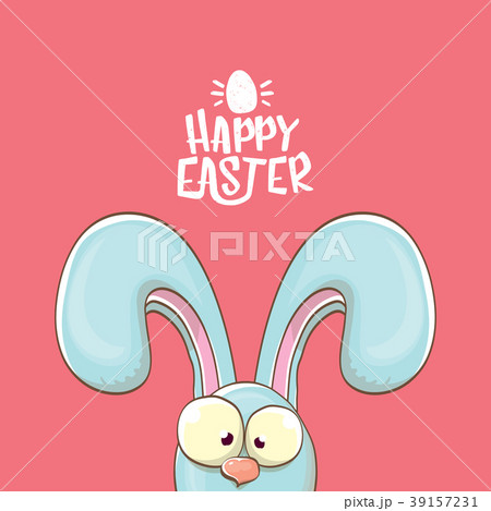 easter bunny with calligraphic text happy easter easter bunny with calligraphic text happy easter 39157231