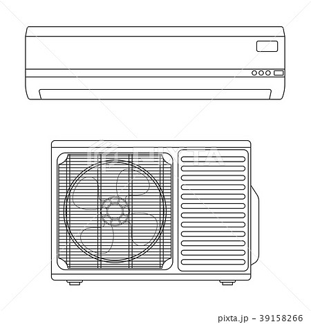 Air conditioning split system. Outdoor and indoor Air conditioning split system. Outdoor and indoor 39158266