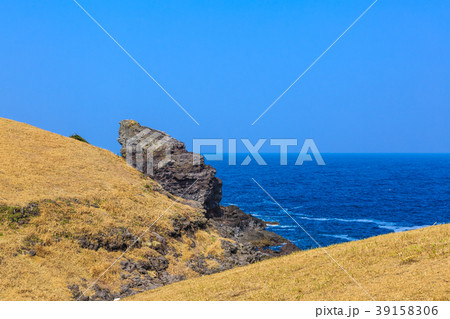 壱岐島 牧崎園地 微笑むゴリラ岩 【長崎県壱岐市】 壱岐島 牧崎園地 微笑むゴリラ岩 【長崎県壱岐市】 39158306
