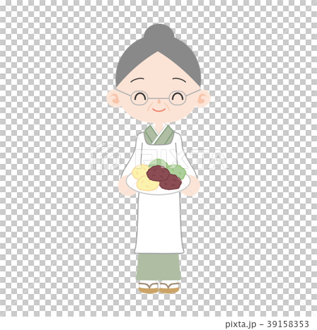 Grandma's handmade rice ball costume Grandma's handmade rice ball costume 39158353