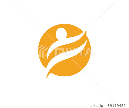 Human character logo sign 39159422