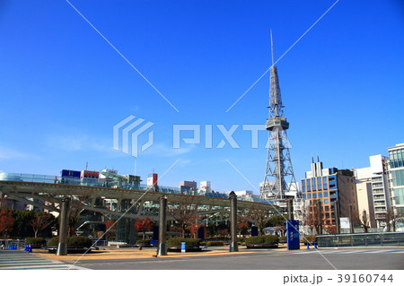 名古屋市 テレビ塔の見える風景 名古屋市 テレビ塔の見える風景 39160744