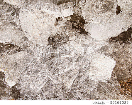 Broken floes and  iceberg. A large ice piece 39161025