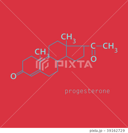 Progesterone molecule structure, biochemistry and 39162729