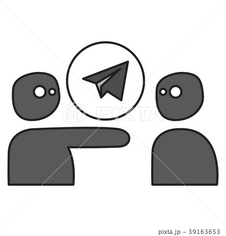 Aircraft Button Icon Vector. Telegram icon. 39163653