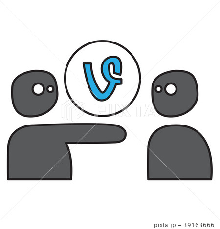 Flat of vine icon vector Flat of vine icon vector 39163666
