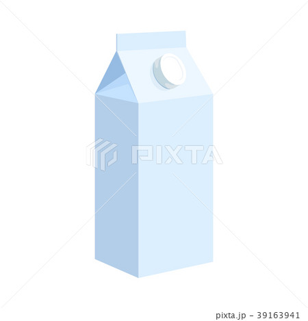 Milk box icon, cartoon style Milk box icon, cartoon style 39163941