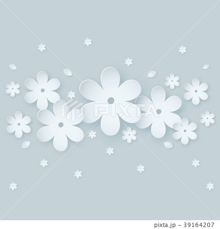 Paper flower background 39164207