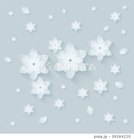Paper flower background Paper flower background 39164220