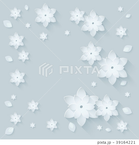 Paper flower background 39164221