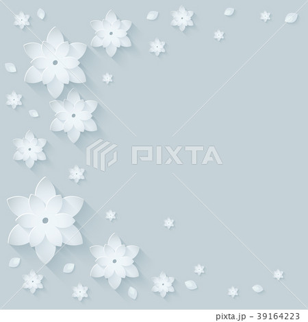 Paper flower background 39164223