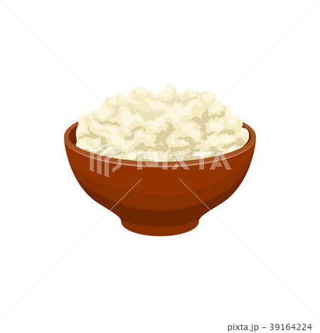 Cottage cheese icon, cartoon style Cottage cheese icon, cartoon style 39164224