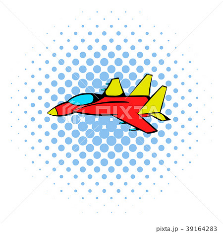 Fighter aircraft icon, comics style Fighter aircraft icon, comics style 39164283