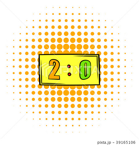 Score icon, comics style 39165106