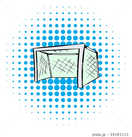 Football gate icon, comics style  39165111