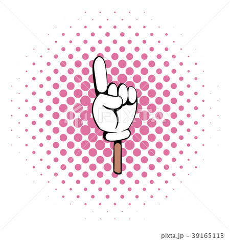 Hand gesture icon, comics style 39165113