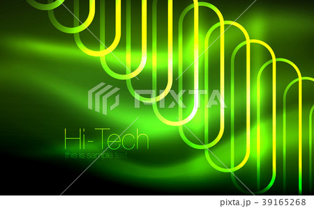 Glowing ellipses dark background, waves and swirl Glowing ellipses dark background, waves and swirl 39165268
