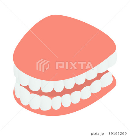 Dental jaw model icon, isometric 3d style Dental jaw model icon, isometric 3d style 39165269