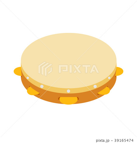 Tambourine icon, isometric 3d style 39165474