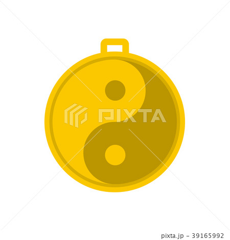 Amulet of yin yang icon Amulet of yin yang icon 39165992