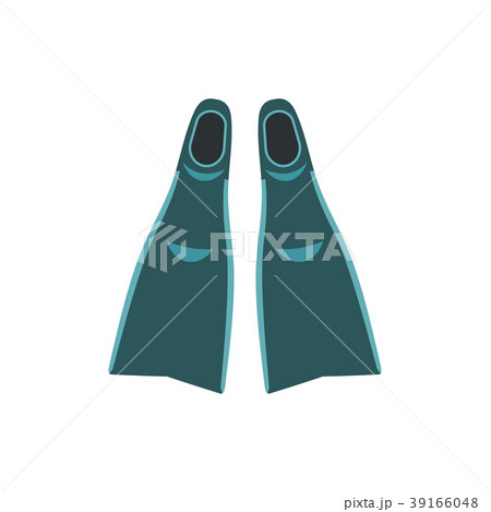 Blue flippers icon 39166048