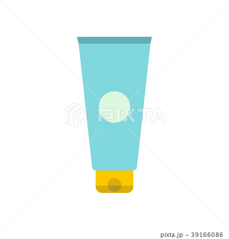 Blue cosmetic tube icon Blue cosmetic tube icon 39166086