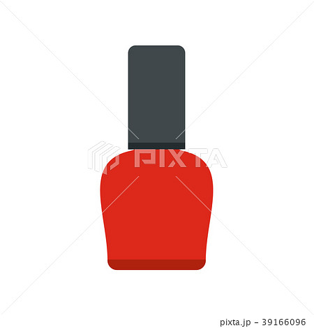Red nail polish bottle icon 39166096