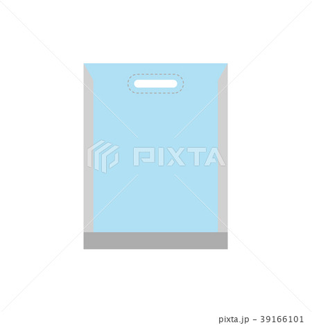 Blank white plastic bag icon Blank white plastic bag icon 39166101