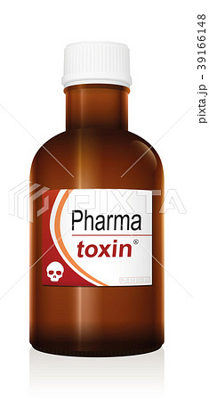 Pharma Toxin Medicine Bottle Vial 39166148