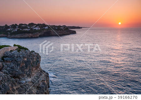 Sunrise at the Mediterranean Sea. Sunrise at the Mediterranean Sea. 39166270