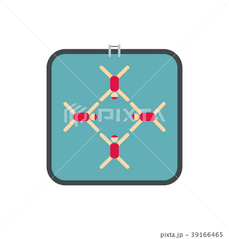 Synchronized swimmers icon 39166465