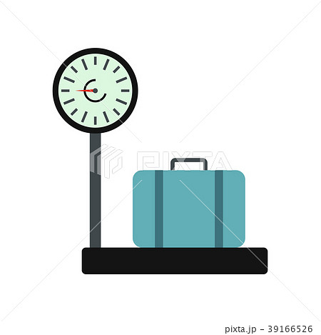 Weighing luggage icon 39166526