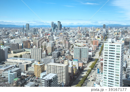 名古屋市展望　金山駅（中区）より名古屋駅方面を望む 39167177