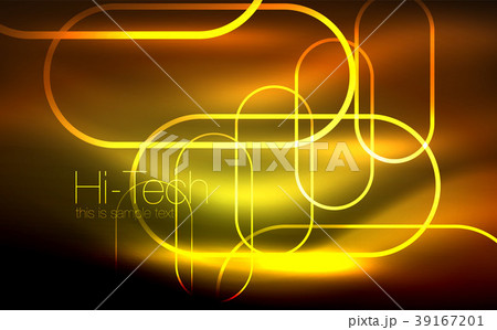 Glowing ellipses dark background, waves and swirl Glowing ellipses dark background, waves and swirl 39167201