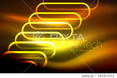 Glowing ellipses dark background, waves and swirl Glowing ellipses dark background, waves and swirl 39167203