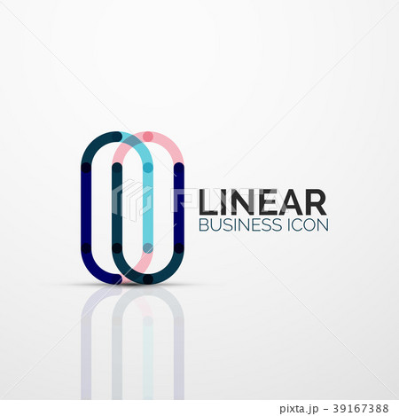 Abstract flower or star minimalistic linear icon Abstract flower or star minimalistic linear icon 39167388