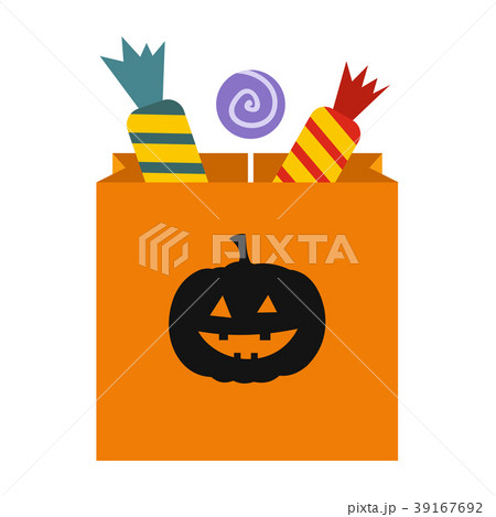 Package candy on halloween icon Package candy on halloween icon 39167692