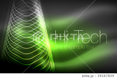 Outline hexagons, glowing geometric shapes Outline hexagons, glowing geometric shapes 39167839