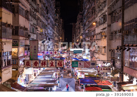 香港の夜市 香港の夜市 39169003