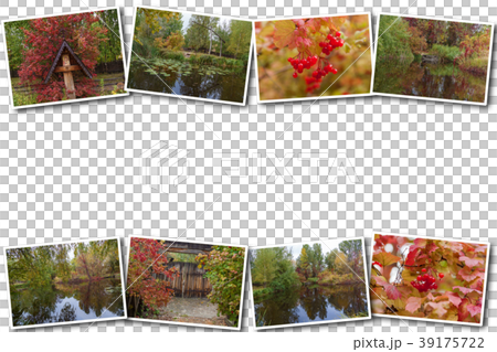 beautiful autumn landscape with reflections in the beautiful autumn landscape with reflections in the 39175722