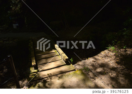 摩耶山の登山道の橋 摩耶山の登山道の橋 39176125