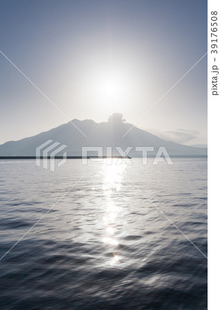 Portrait Sakurajima view from Kagoshima, Kyushu 39176508