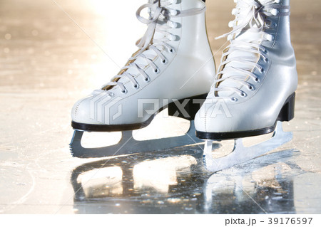 Dramatic landscape natural shot of ice skates 39176597