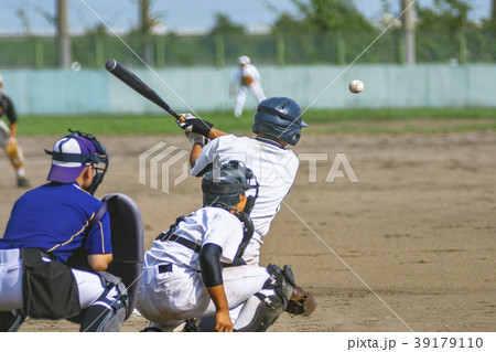 高校野球試合風景 39179110